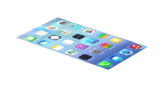 screen of iphone